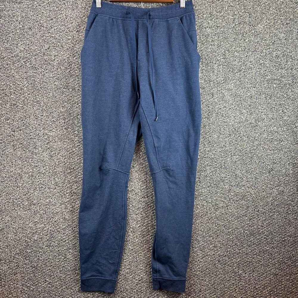 Lululemon Men's Blue and Navy Joggers-tracksuits